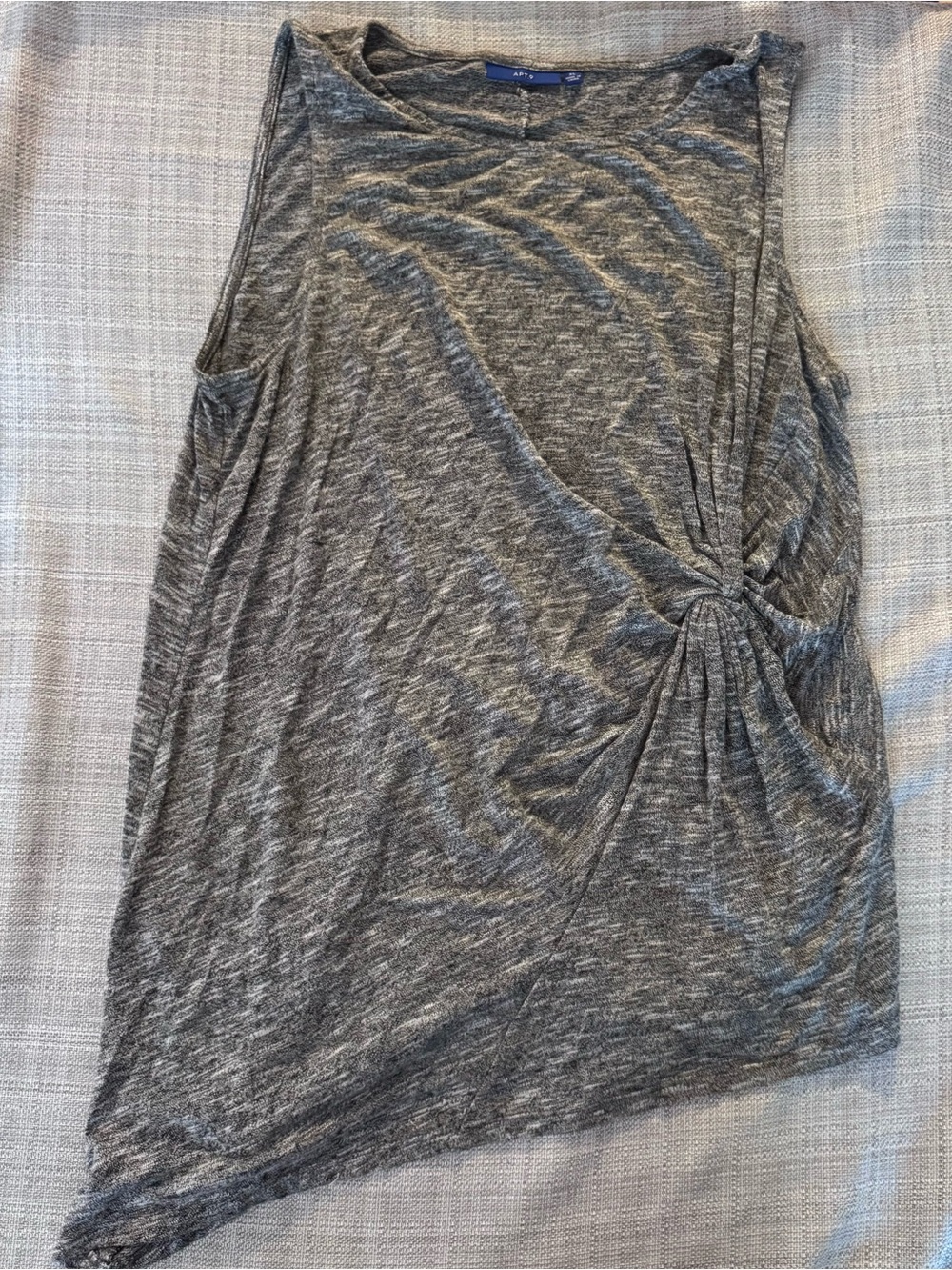 Apt 9 Grey Twist-Detail Women's Skirt